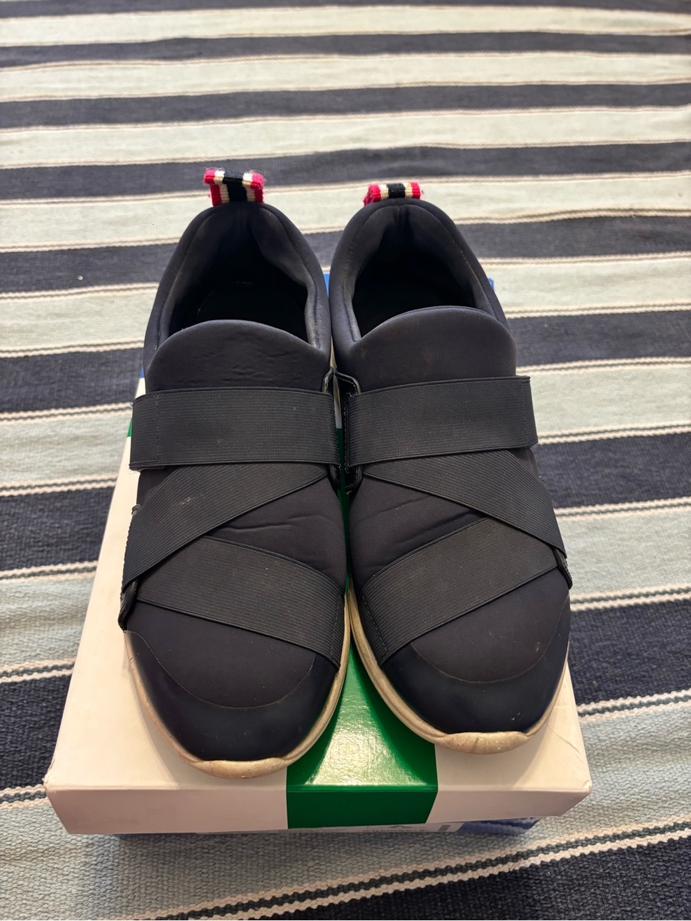 Tory Burch Sport Neoprene Sneaker 9 Tory Navy and Red